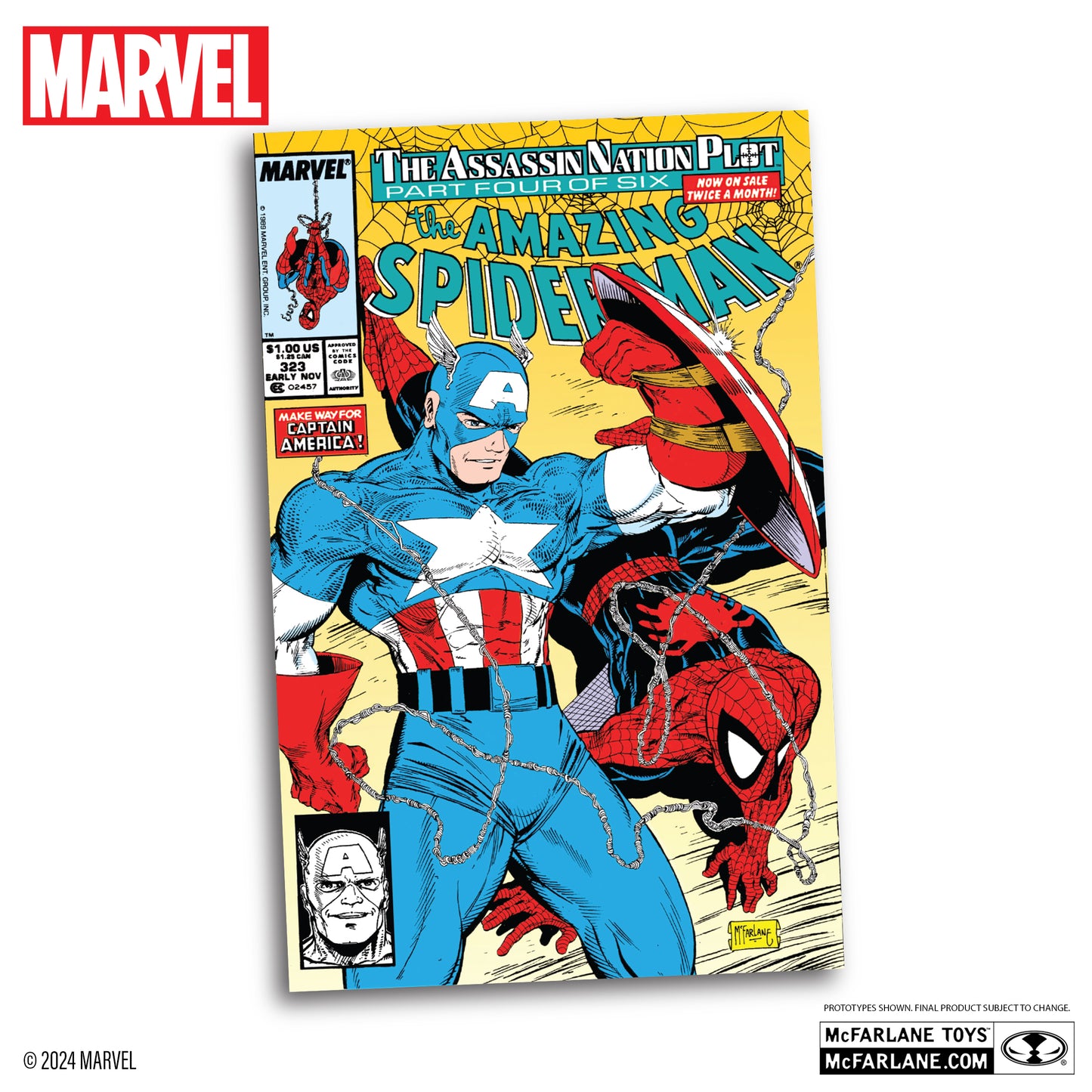 Captain America 1:6th Scale Collectible with Scene & Comic Autograph Series Gold Label