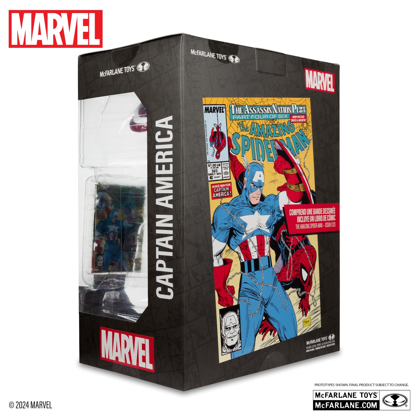 Captain America 1:6th Scale Collectible with Scene & Comic Autograph Series Gold Label