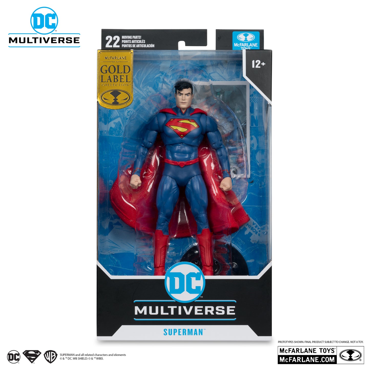 DC Multiverse - Superman New 52 Gold Label Figure