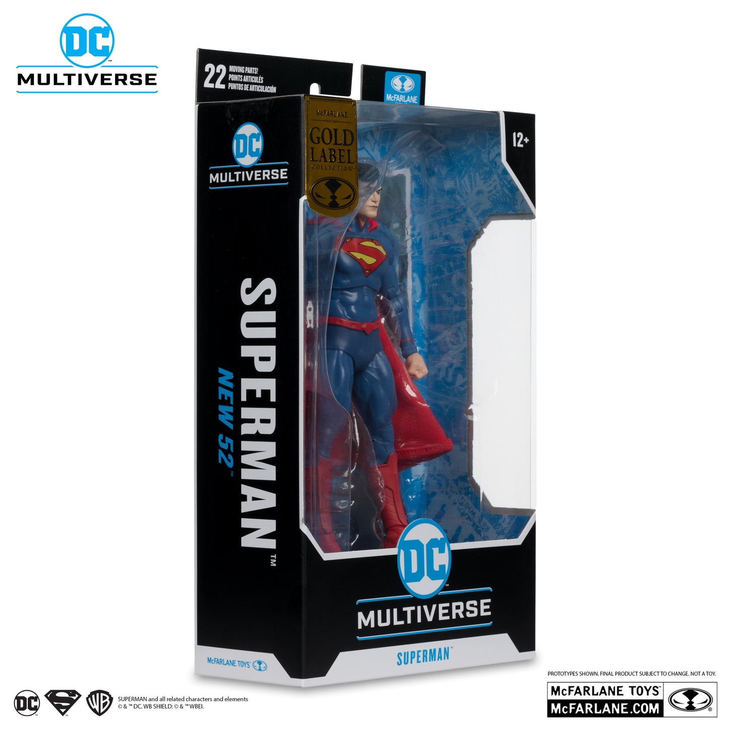 DC Multiverse - Superman New 52 Gold Label Figure