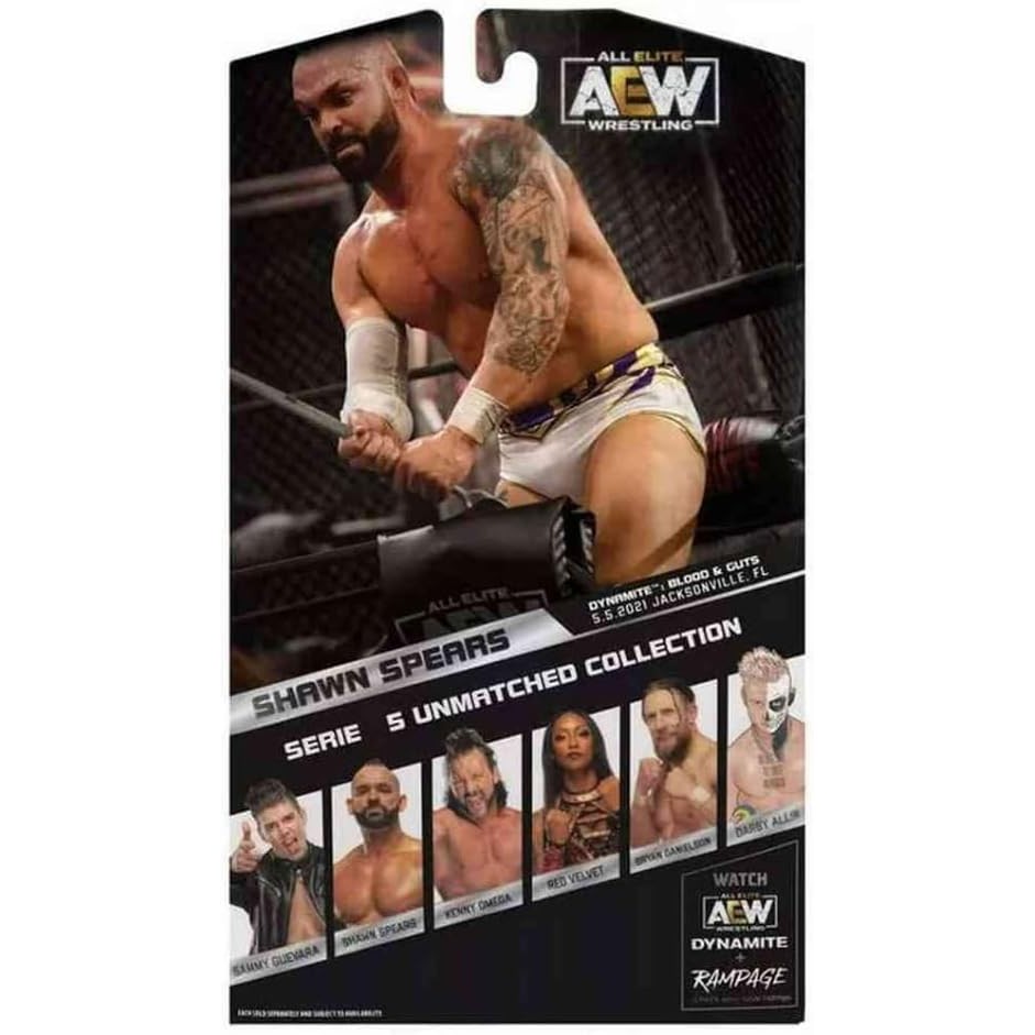 All Elite Wrestling AEW Superstars - Shawn Spears Unmatched Collection Action Figure