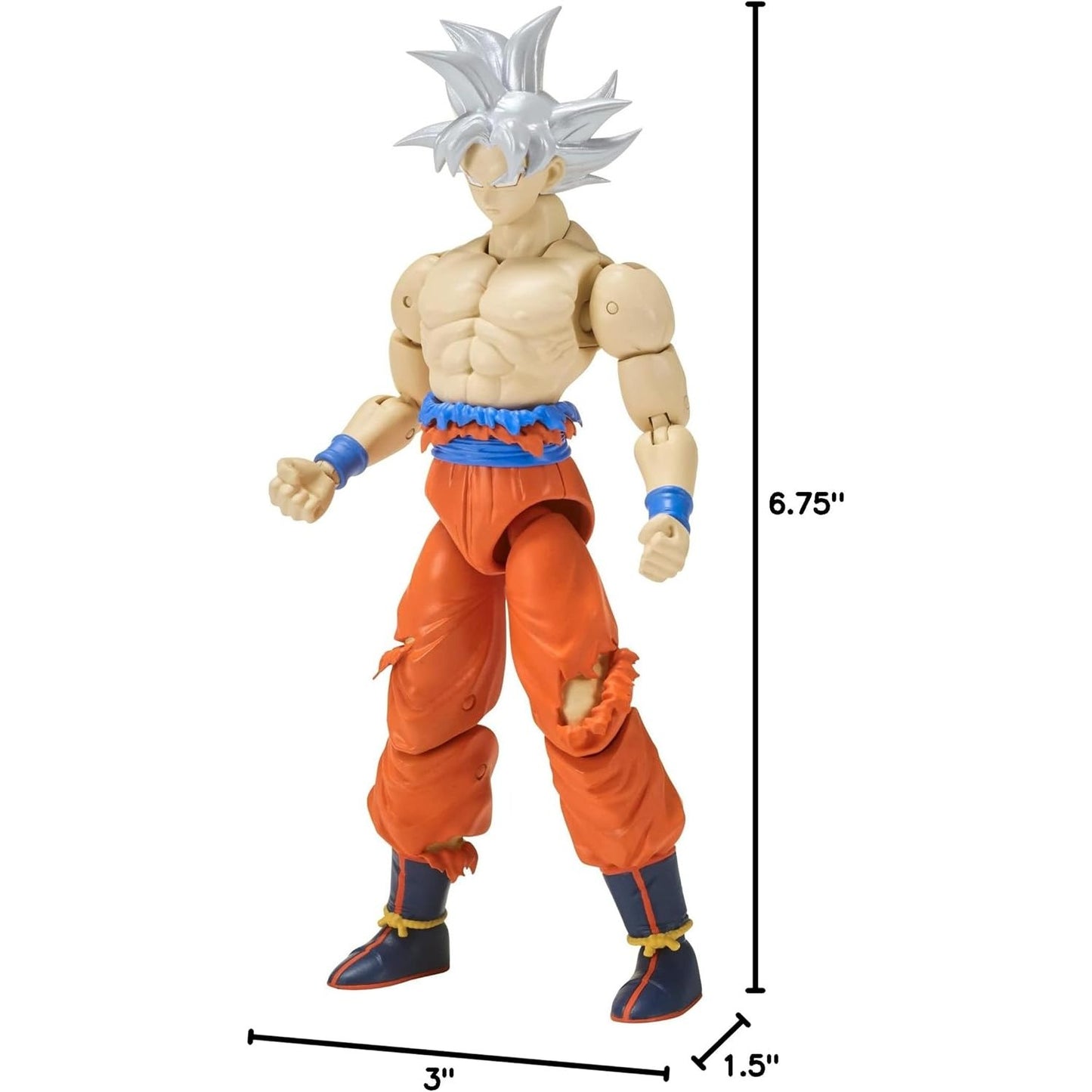 Bandai - Dragon Ball Super Dragon Stars Super - Ultra Instinct Goku Action Figure