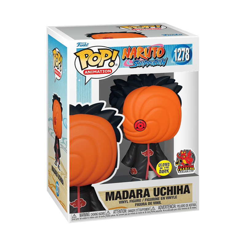 Funko Pop! Animation: Naruto Shippuden - Madara Uchiha Dragon Trading Exclusive (GITD) # 1278