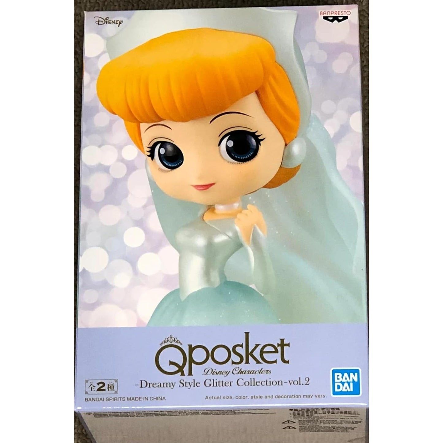 Banpresto - Disney Dreamy Style Glitter Vol.2 Cinderella Statue Ver. A Q Posket