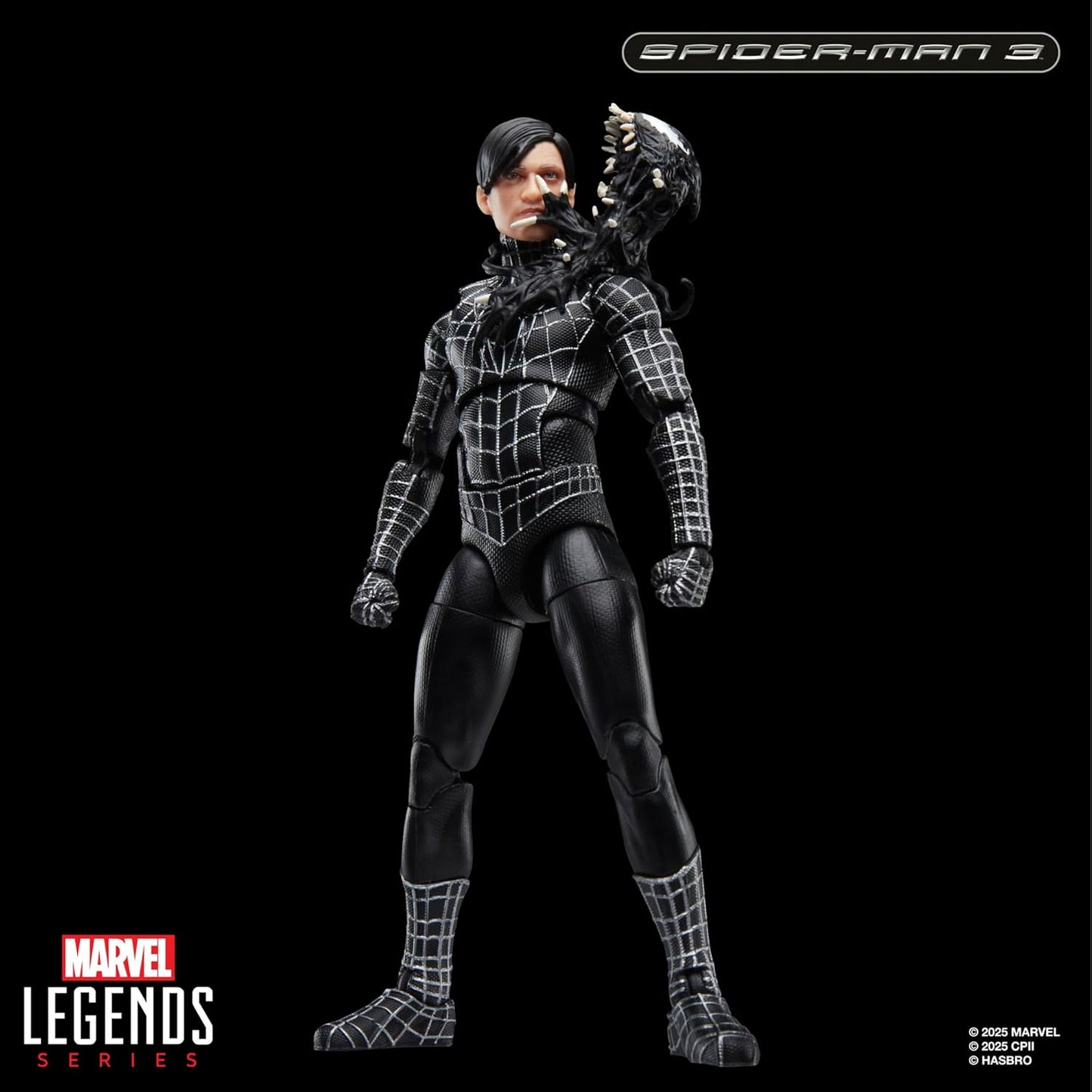 Marvel Legends Series Spider-Man: Spider-Man 3 with Symbiote Accessories 6" Action Figure