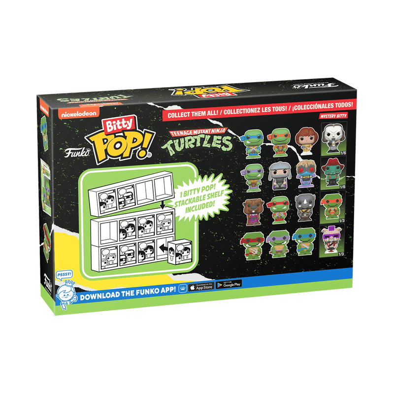 Funko Bitty Pop! Teenage Mutant Ninja Turtles Splinter 4-Pack Series 3