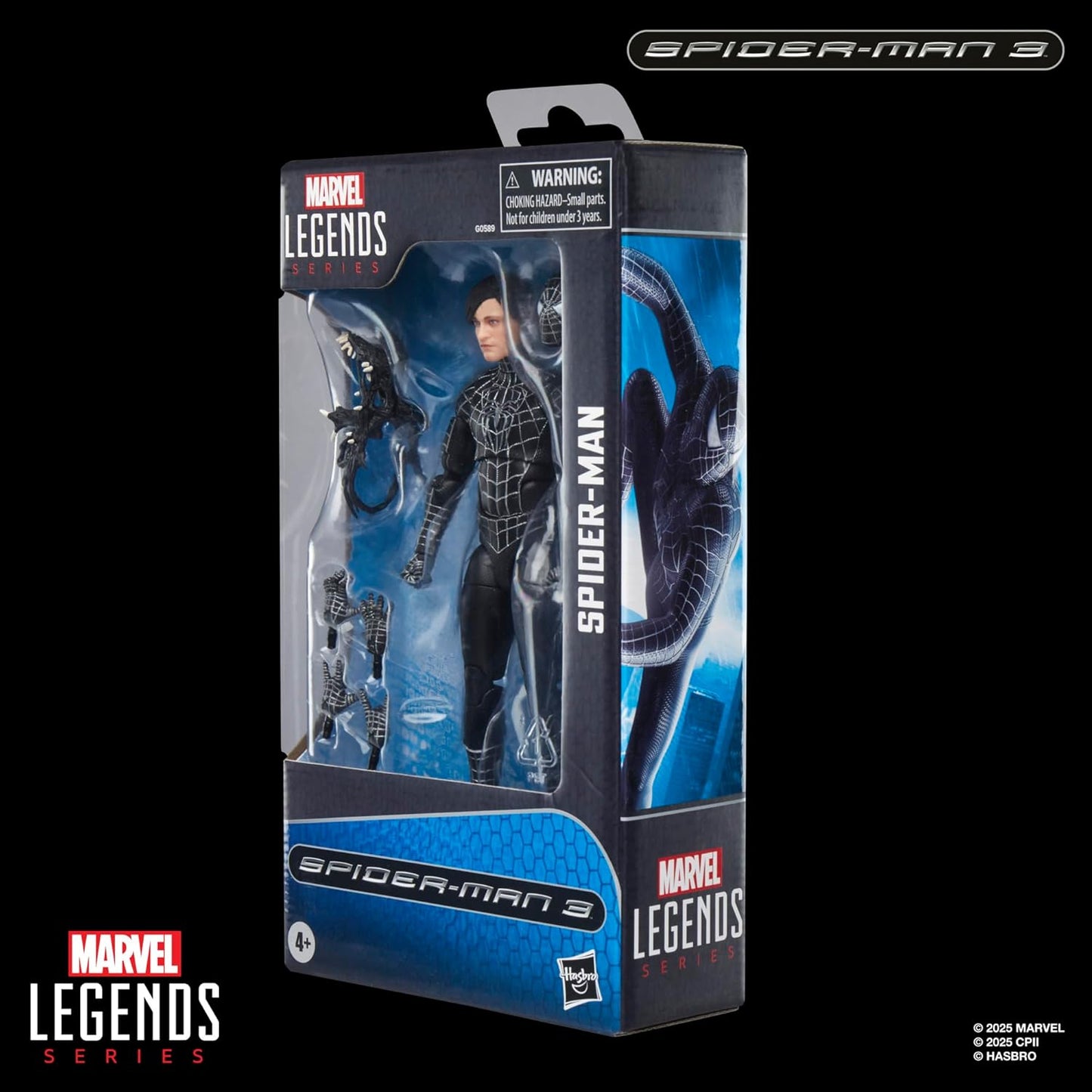 Marvel Legends Series Spider-Man: Spider-Man 3 with Symbiote Accessories 6" Action Figure