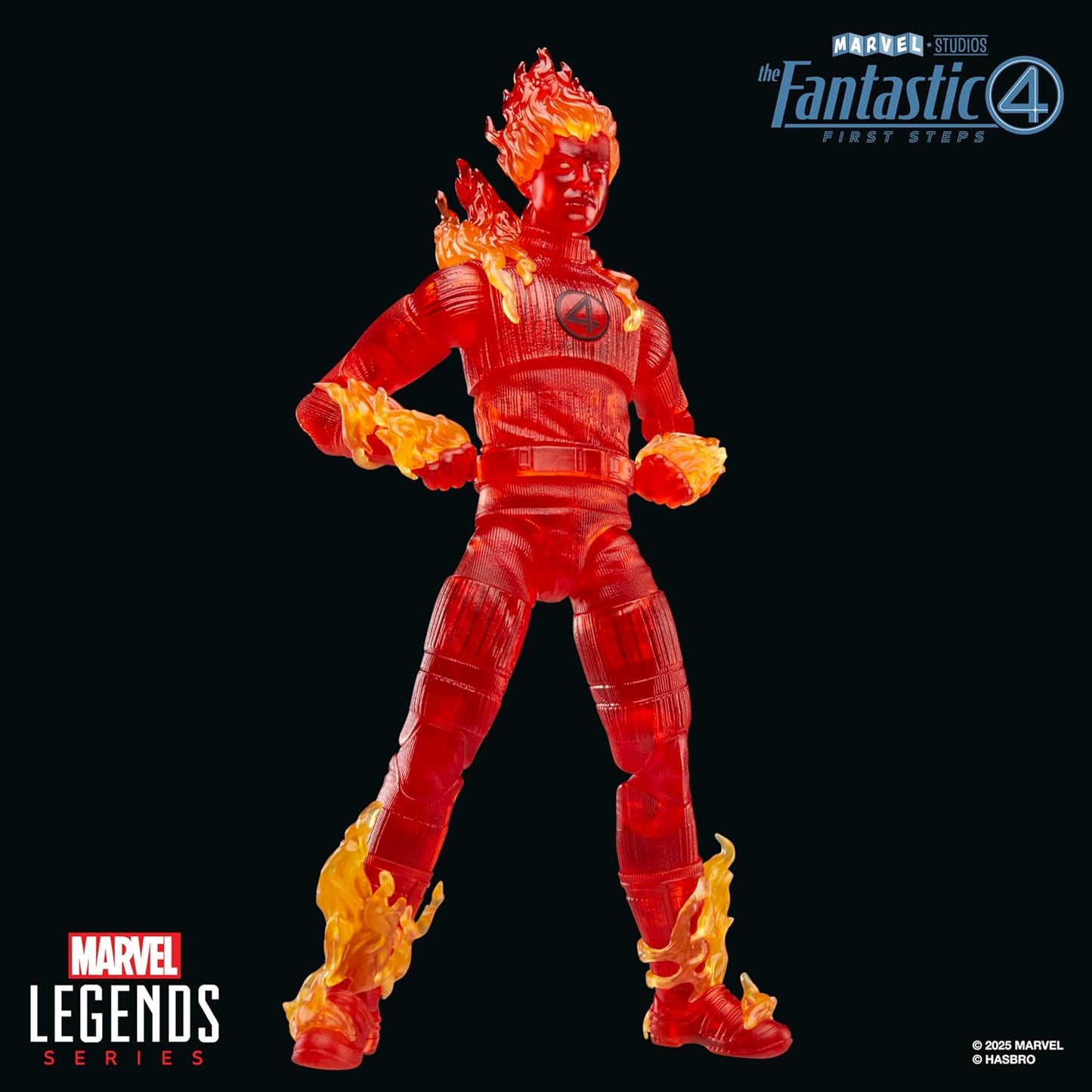 Marvel Legends Series The Fantastic 4-First Steps: Human Torch 6" Action Figure