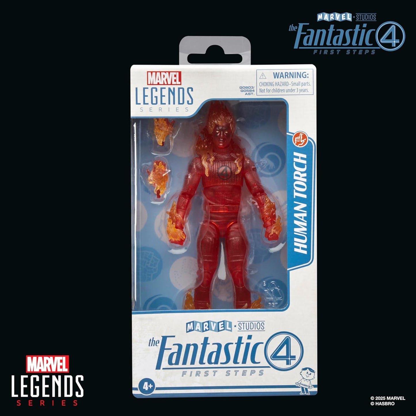 Marvel Legends Series The Fantastic 4-First Steps: Human Torch 6" Action Figure