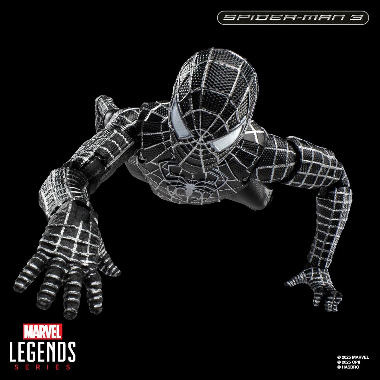 Marvel Legends Series Spider-Man: Spider-Man 3 with Symbiote Accessories 6" Action Figure