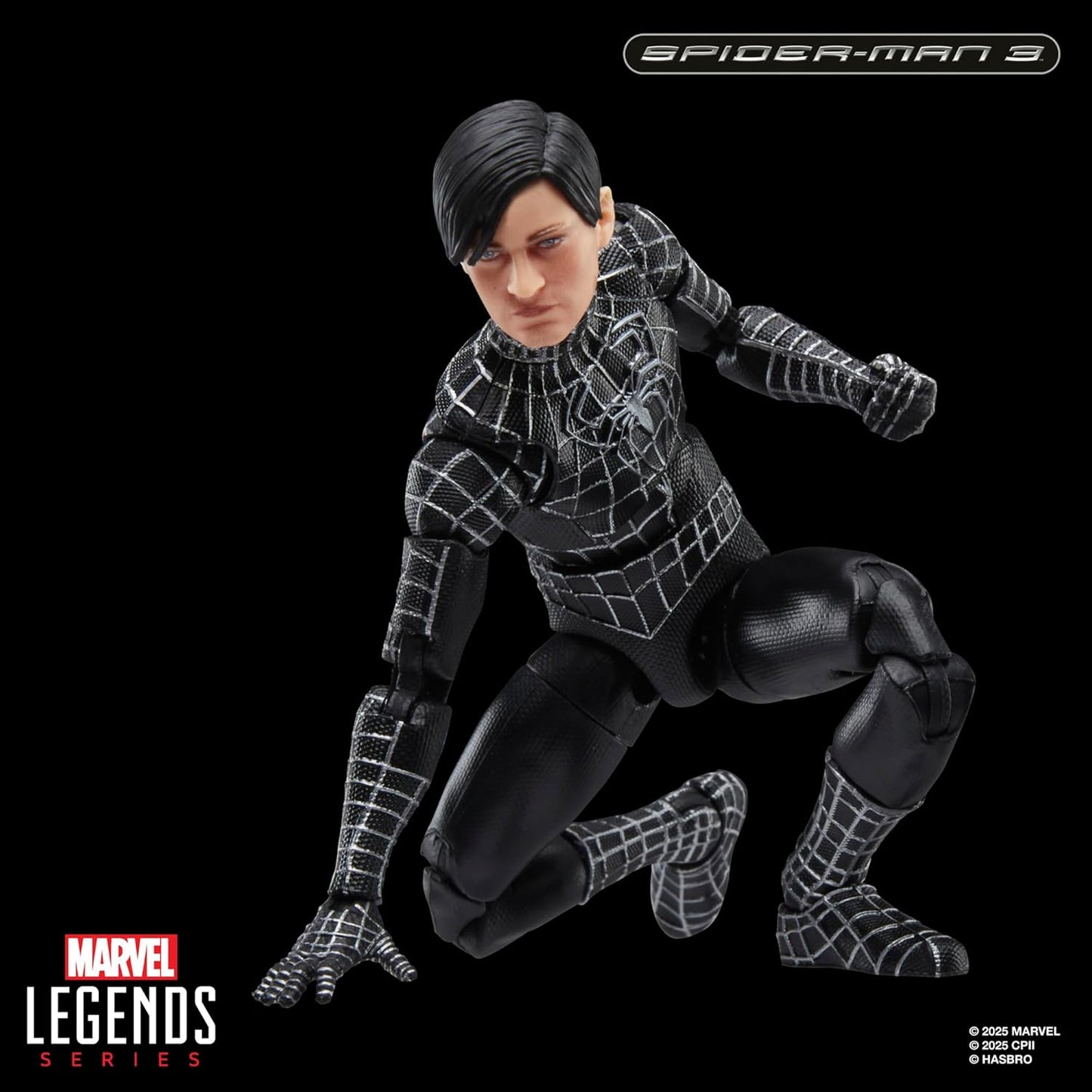 Marvel Legends Series Spider-Man: Spider-Man 3 with Symbiote Accessories 6" Action Figure