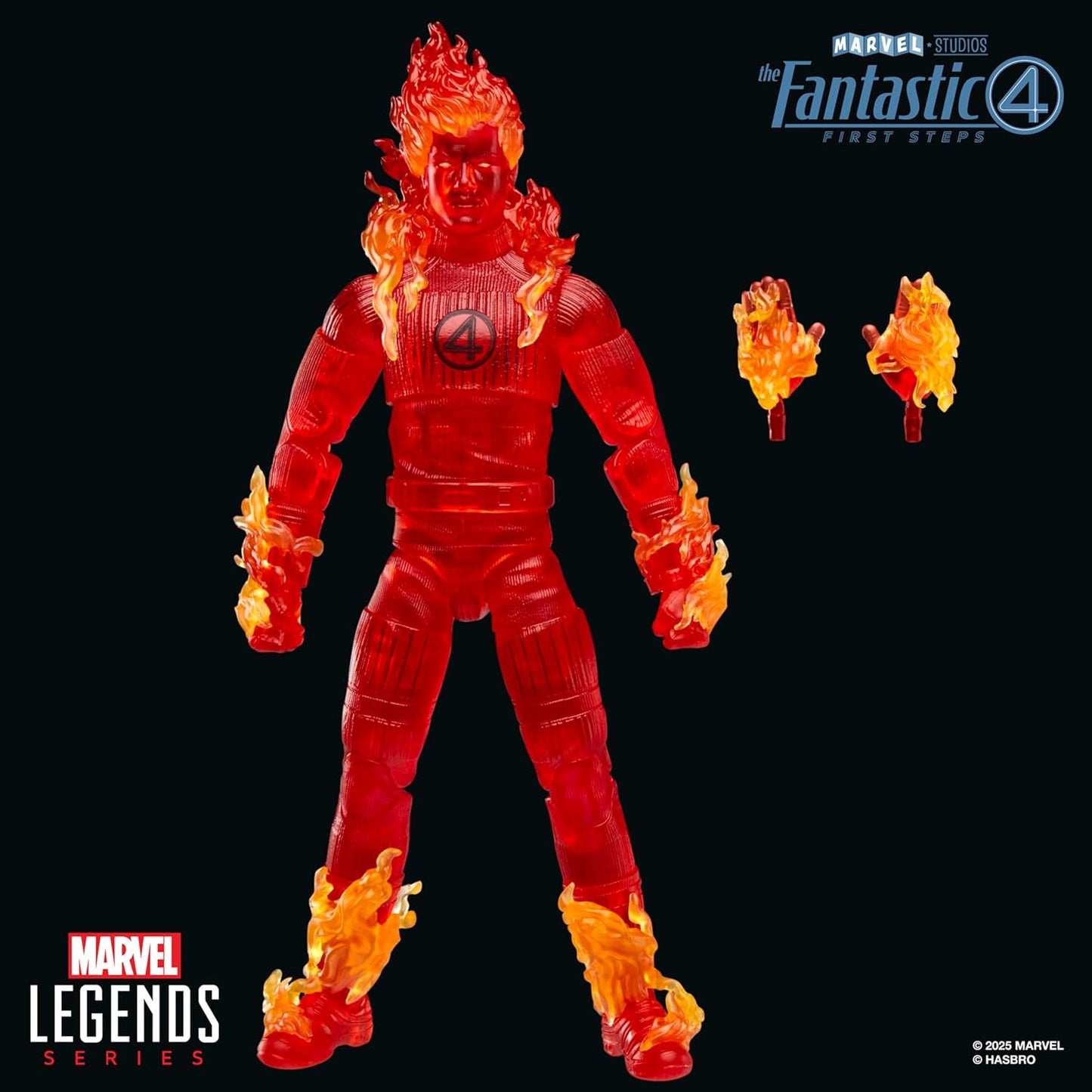 Marvel Legends Series The Fantastic 4-First Steps: Human Torch 6" Action Figure