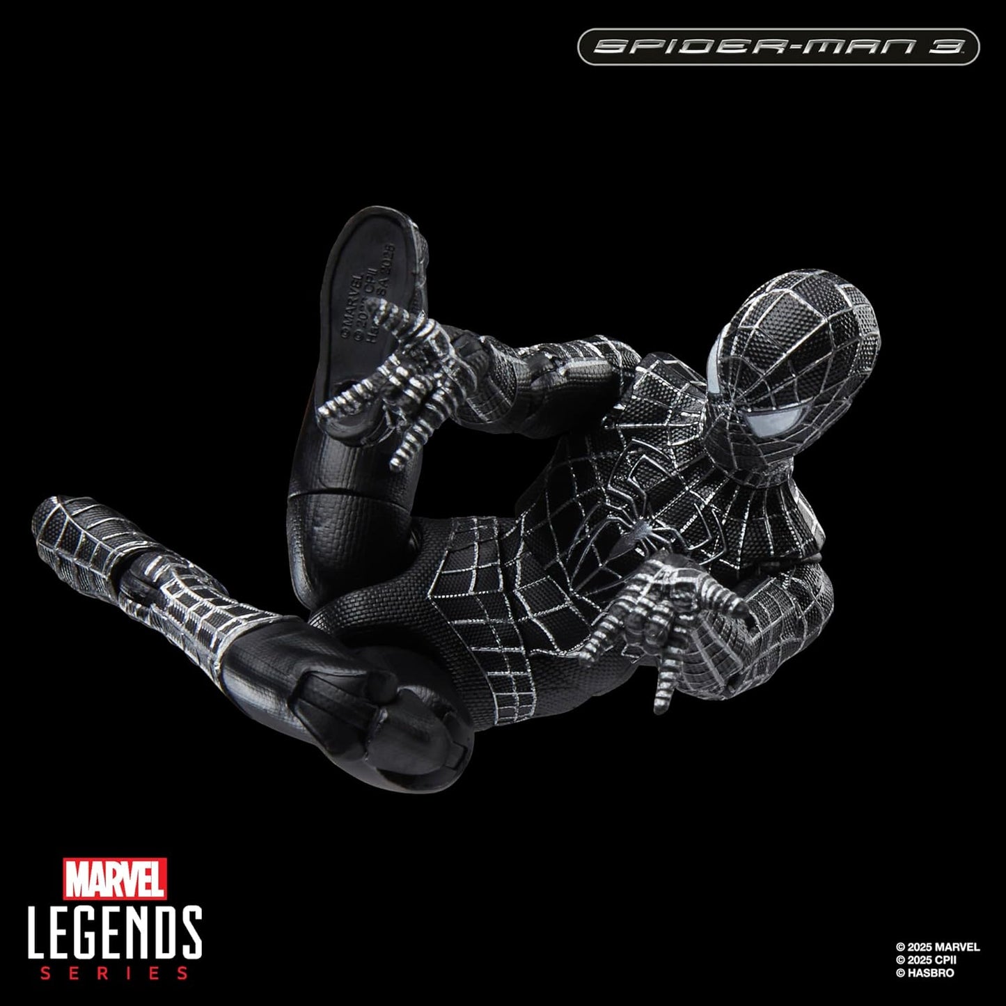 Marvel Legends Series Spider-Man: Spider-Man 3 with Symbiote Accessories 6" Action Figure