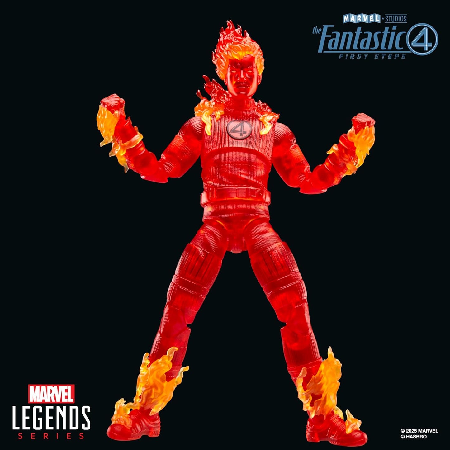Marvel Legends Series The Fantastic 4-First Steps: Human Torch 6" Action Figure