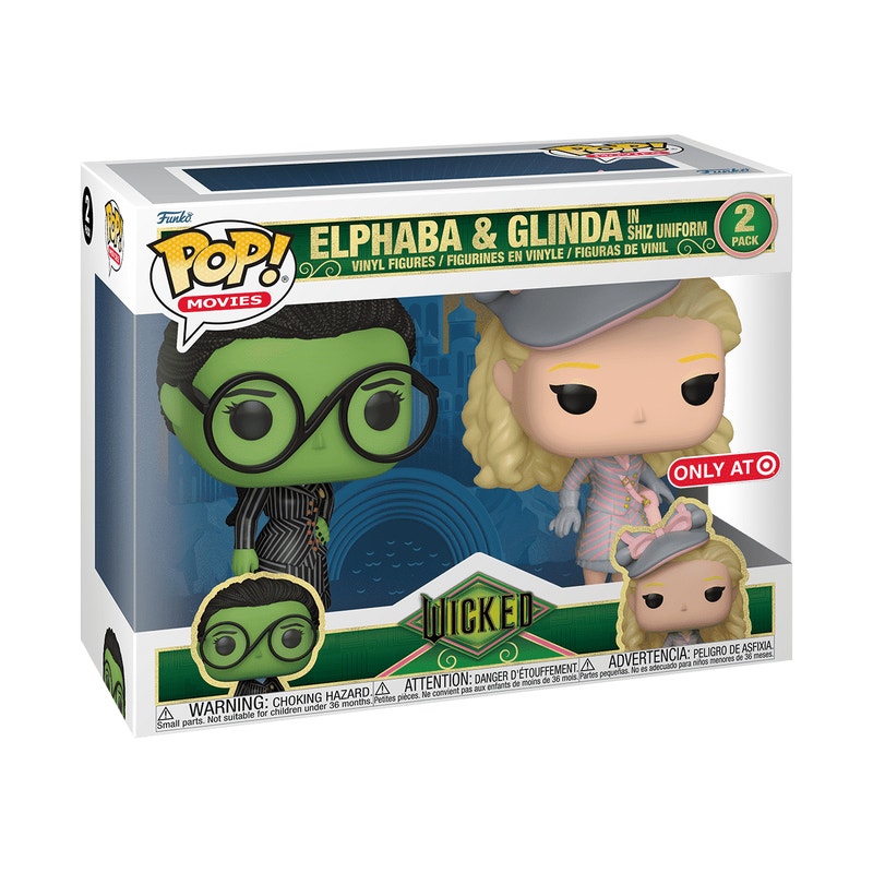Wicked - Elphaba & Glinda in Shiz Uniform 2-Pack Target Exclusive