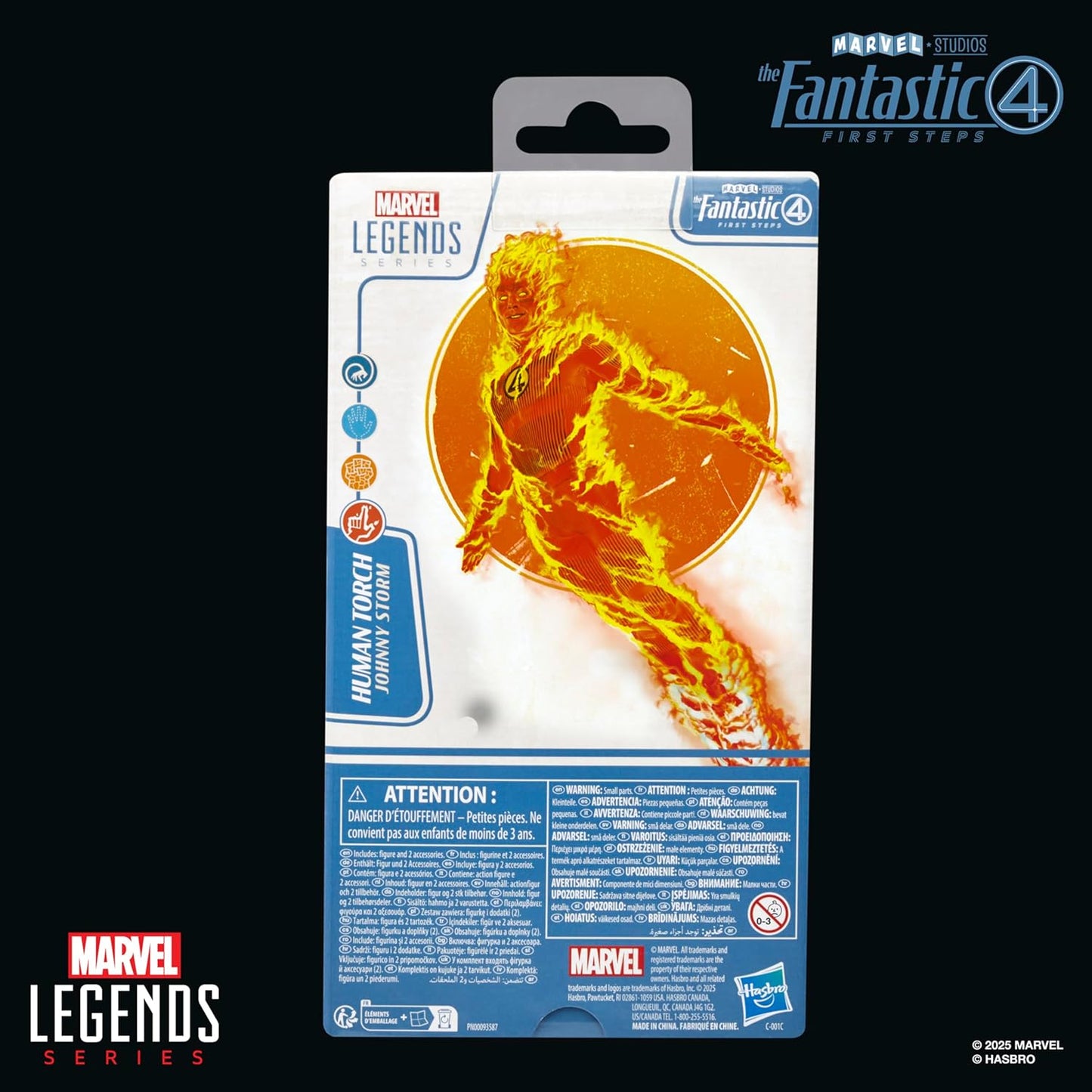 Marvel Legends Series The Fantastic 4-First Steps: Human Torch 6" Action Figure