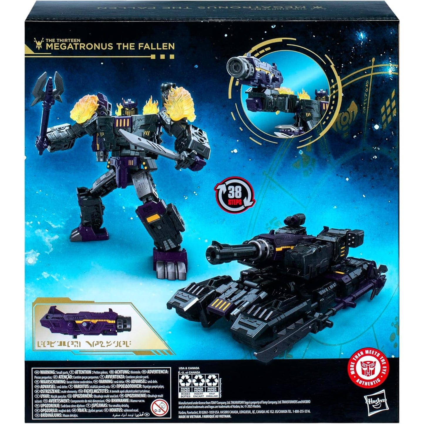 Transformers Age of the Primes Leader Class Megatronus The Fallen Action Figure