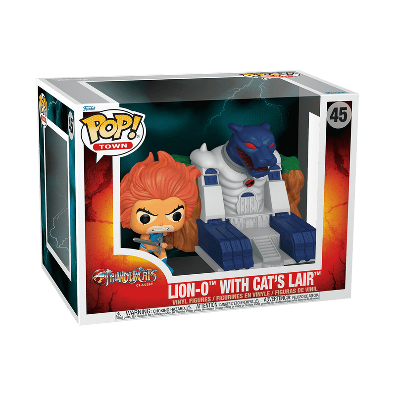 Funko Pop! Town - Thundercats Lion-O with Cat's Lair #45