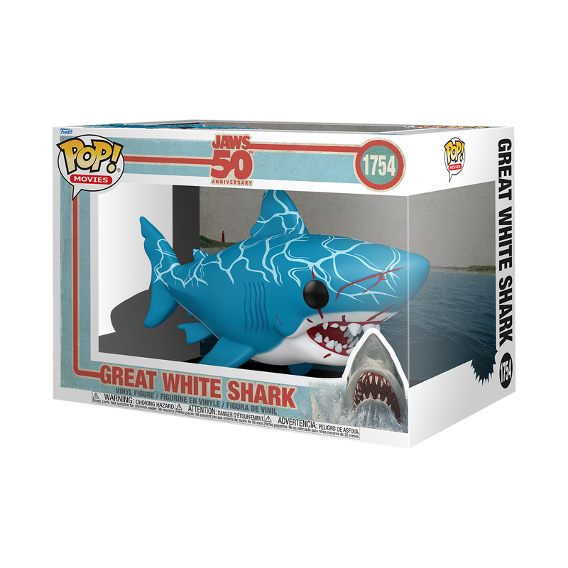 Pop! Jaws 50th Anniversary - Super Great White Shark # 1754