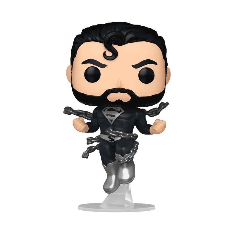 Pop! Heroes Superman - Superman (Black Suit) Exclusive # 557