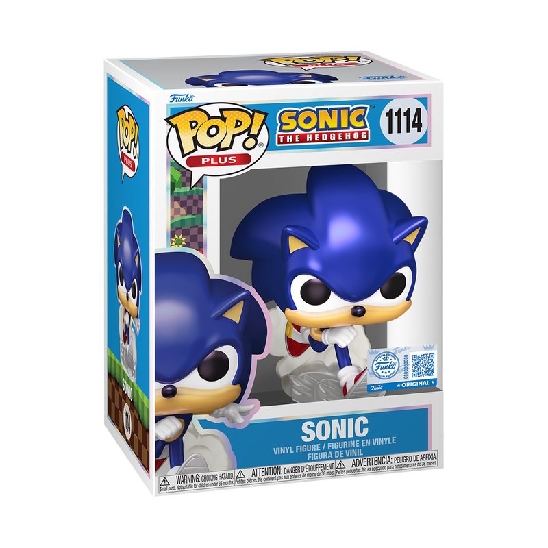 Funko Pop! Plus Sonic The Hedgehog - Sonic (Pearlescent) # 1114