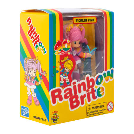Figura CheeBee Mini Tickled Pink Rainbow Brite 40.º aniversario 2023