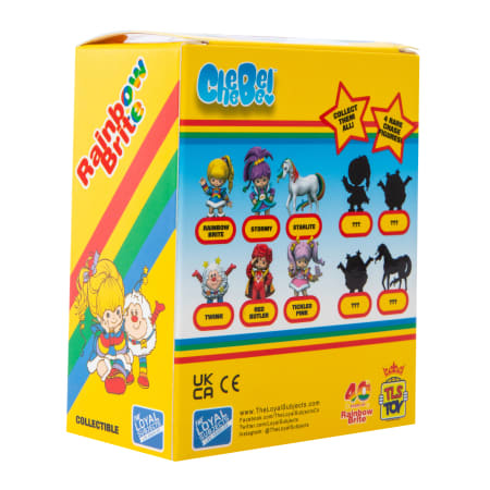 Figura CheeBee Mini Tickled Pink Rainbow Brite 40.º aniversario 2023