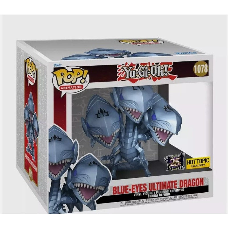 Funko Pop! Yu-Gi-Oh Blue Eyes Ultimate Dragon # 1078 Hot Topic Exclusive