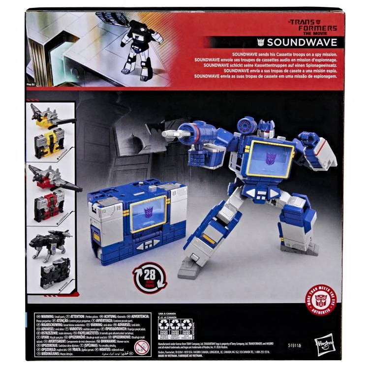 Transformers Soundwave Studio Series 86 Action Figure