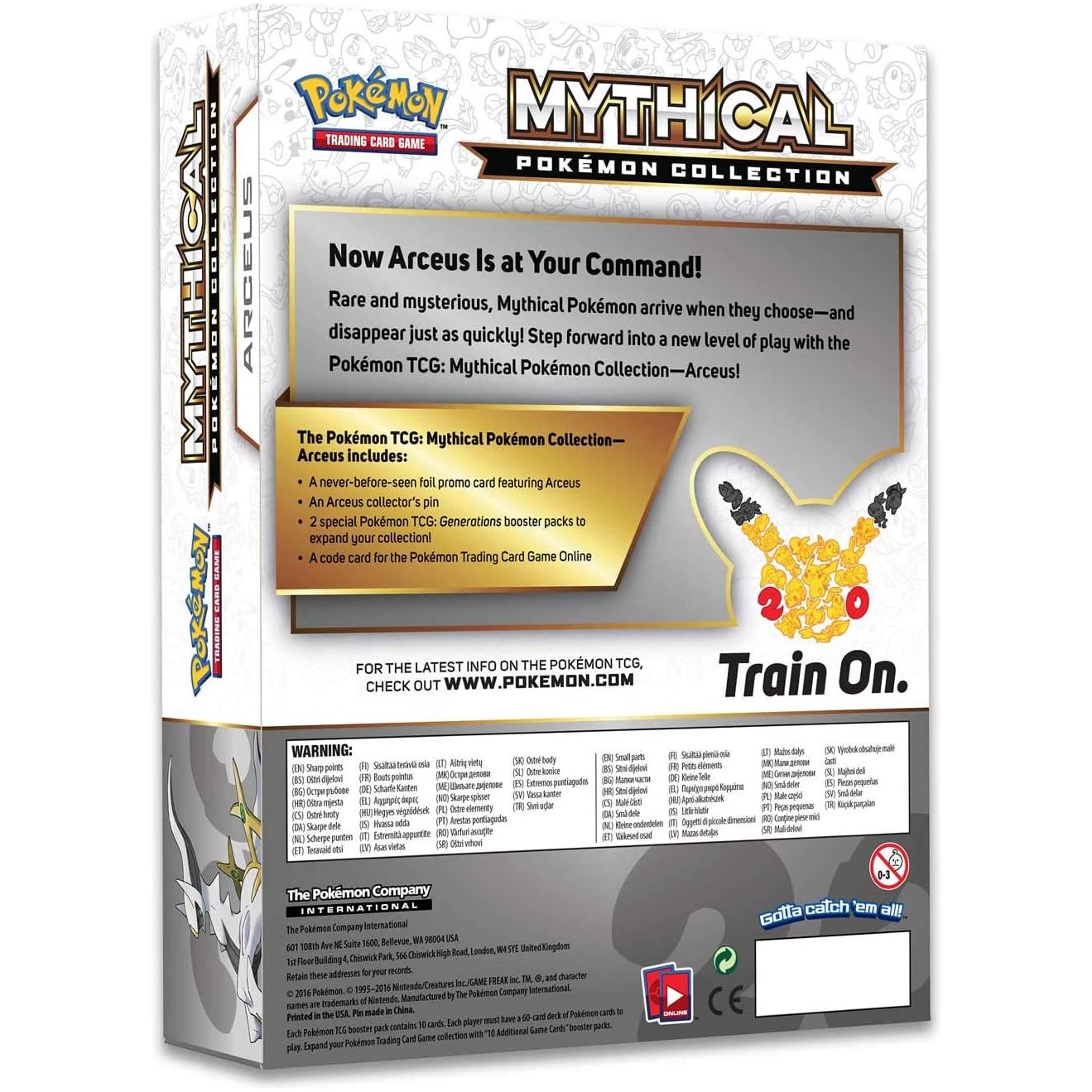 Pokemon Mythical Pokemon Collection Box Arceus