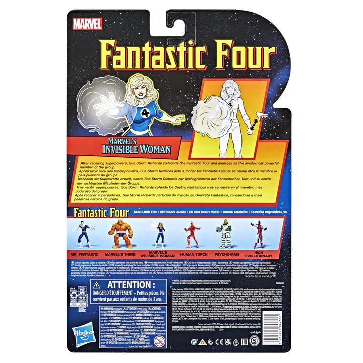Marvel Legends Retro Fantastic Four: Invisible Woman Action Figure