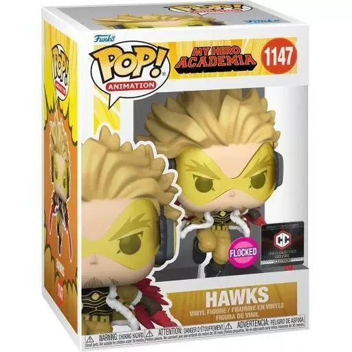 Funko Pop! My Hero Academia - Hawks # 1147 Flocked Chalice Collectibles Exclusive