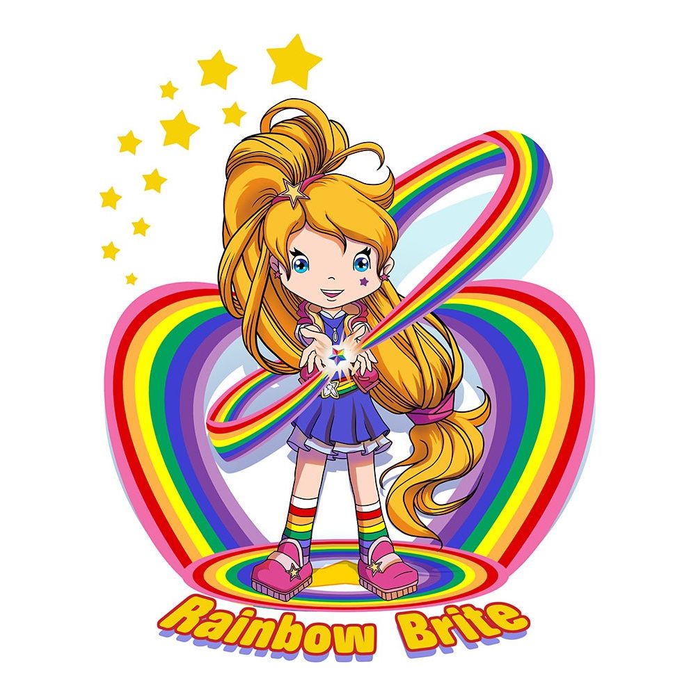 Rainbow Brite Fan Art Print Bundle: Rainbow Brite and Starlite Set of 2 - 11 x14