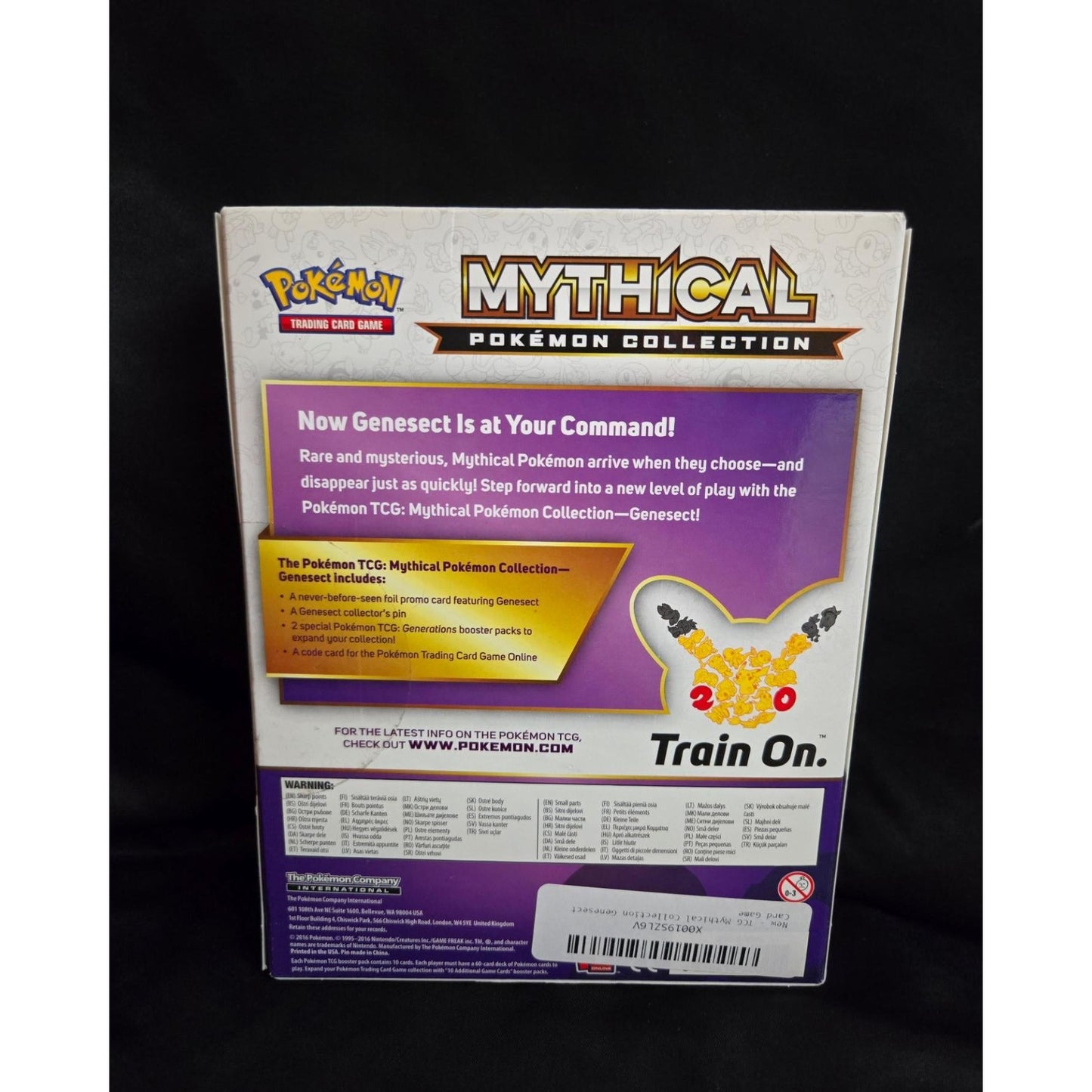 Caja de colección de Pokémon míticos de Pokémon Mew