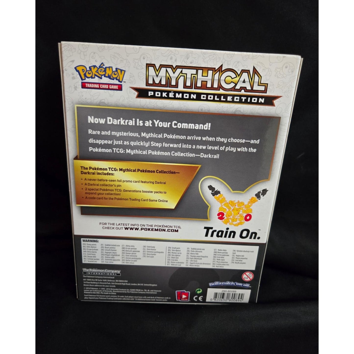 Caja de colección de Pokémon míticos de Pokémon Mew