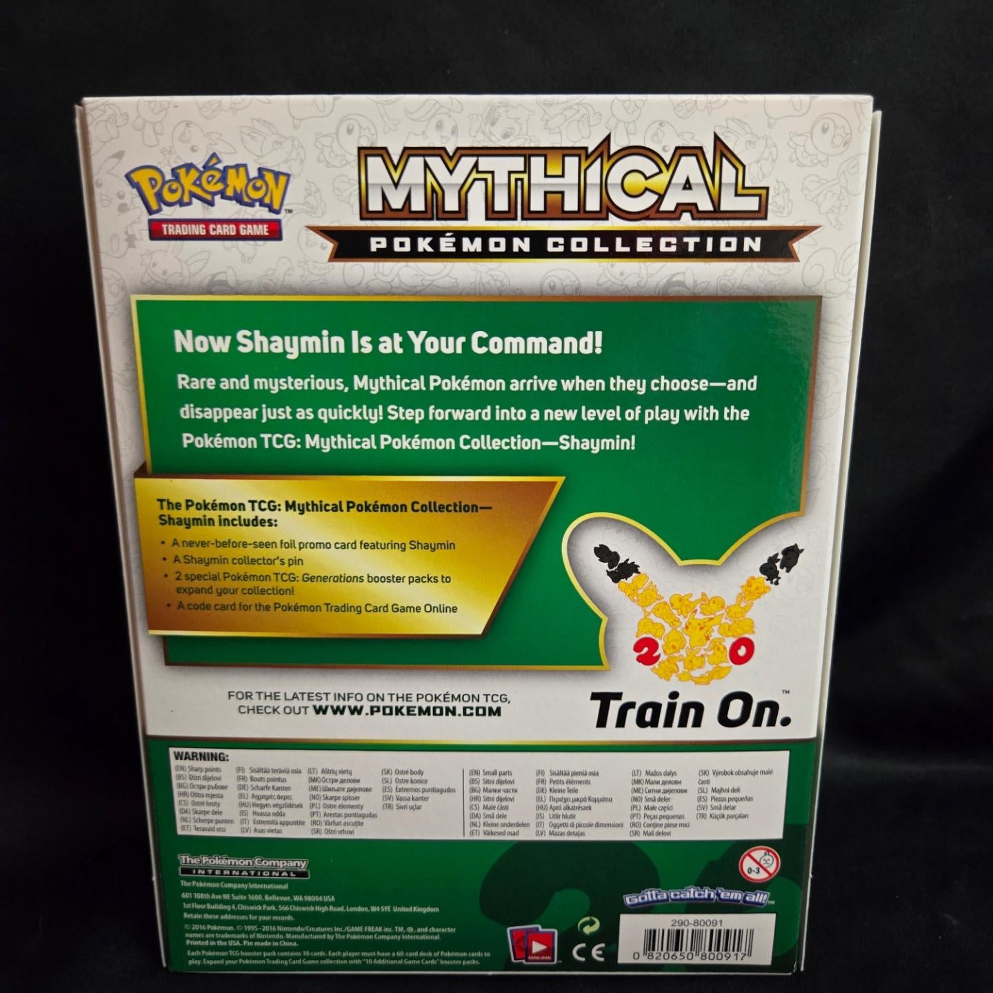 Caja de colección de Pokémon míticos de Pokémon Mew