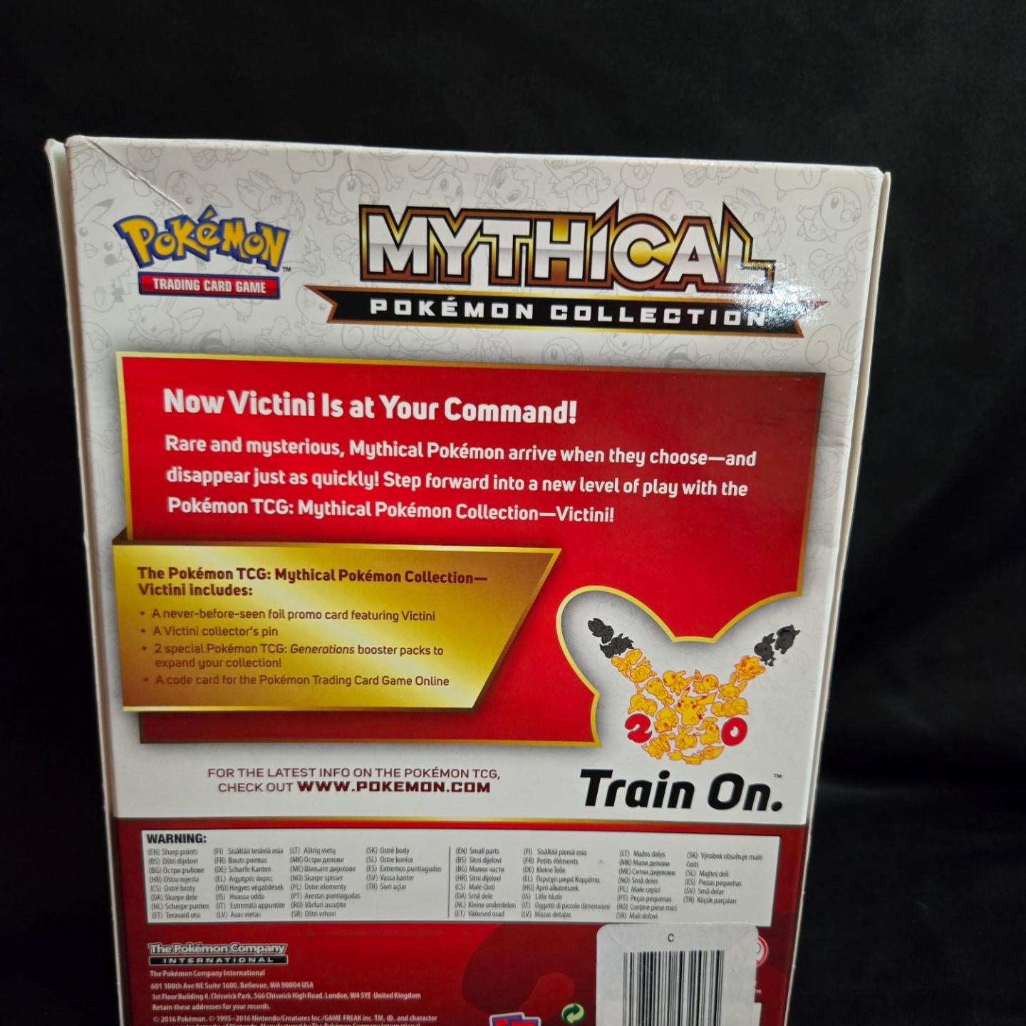 Caja de colección de Pokémon míticos de Pokémon Mew