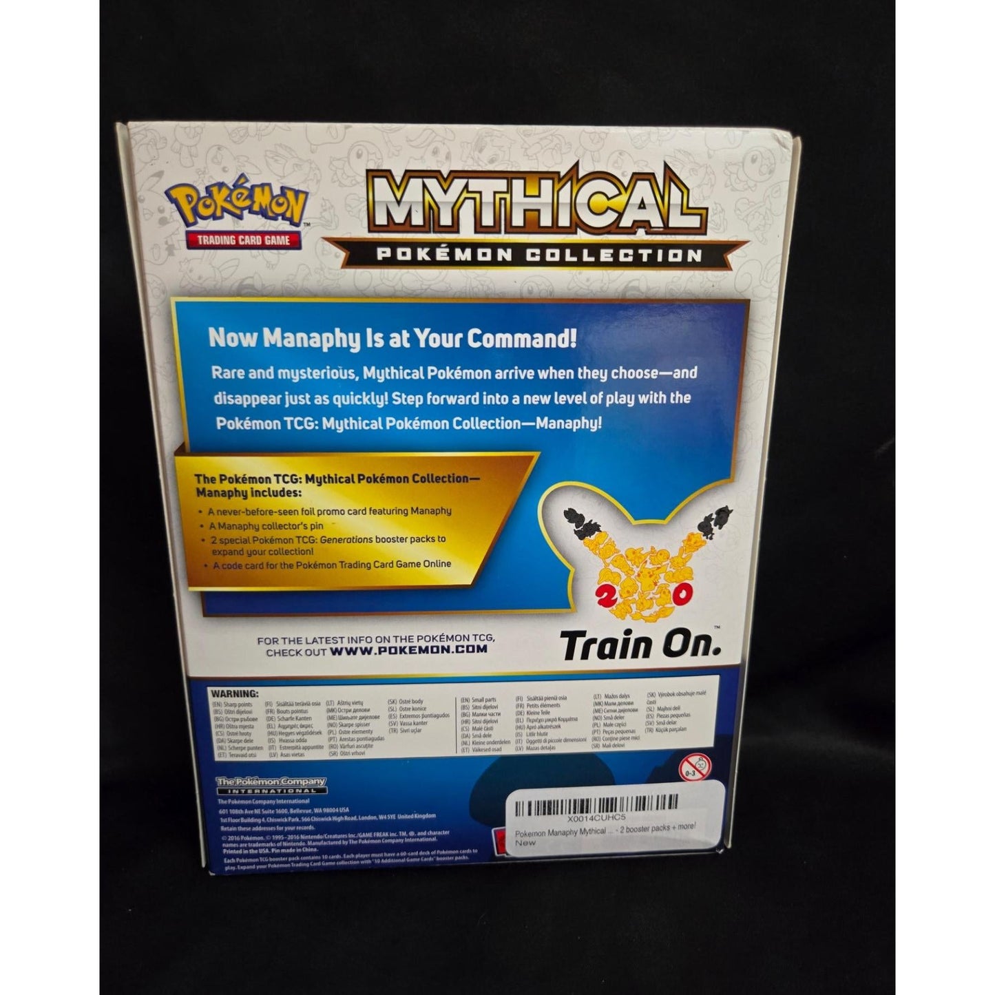 Caja de colección de Pokémon míticos de Pokémon Mew