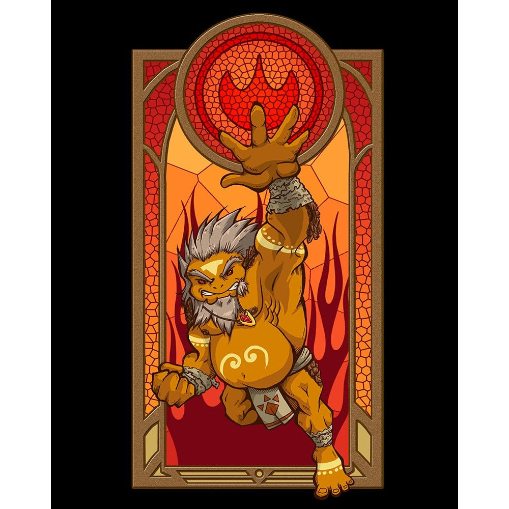 Legend of Zelda Darunia the Sage of Fire Fan Art (Select Size)