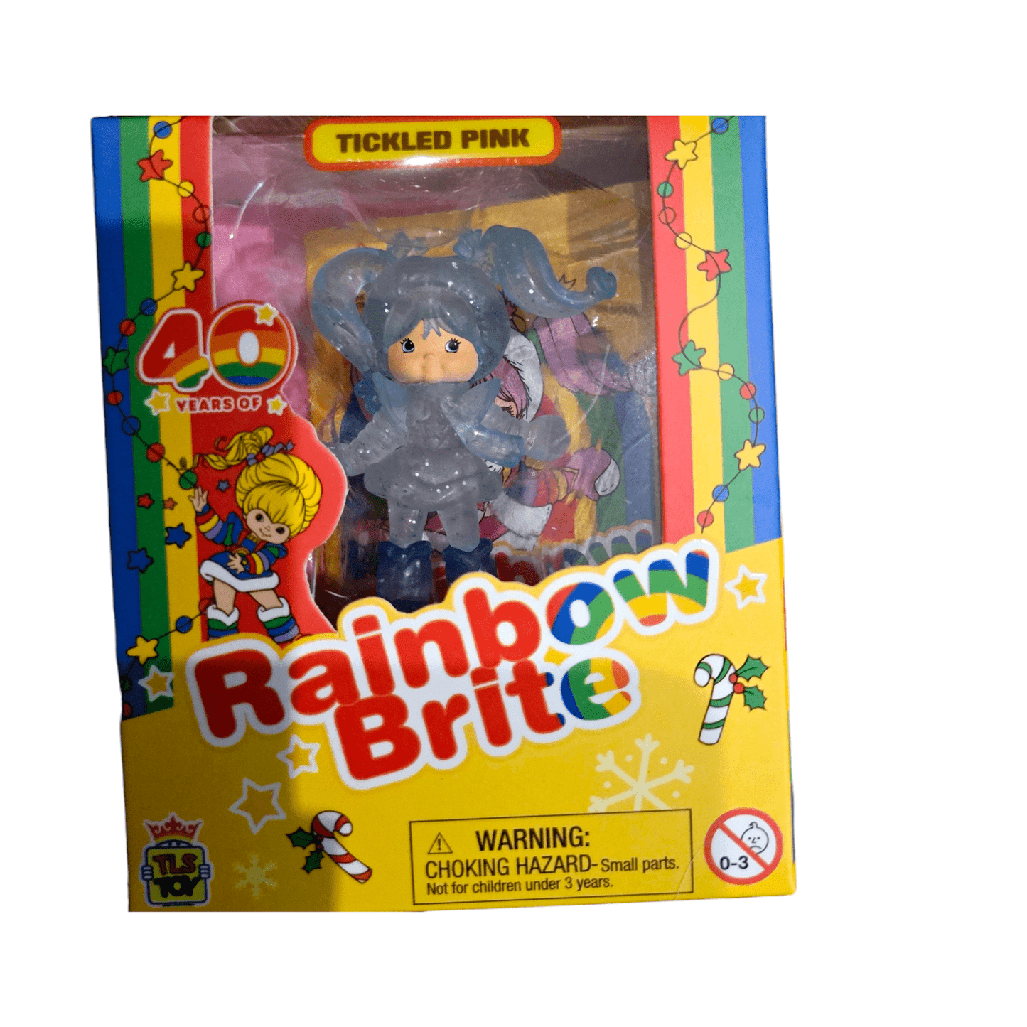 Tickled Pink Rare (Chase) Rainbow Brite 40th Anniversary Mini CheeBee Holiday Figure