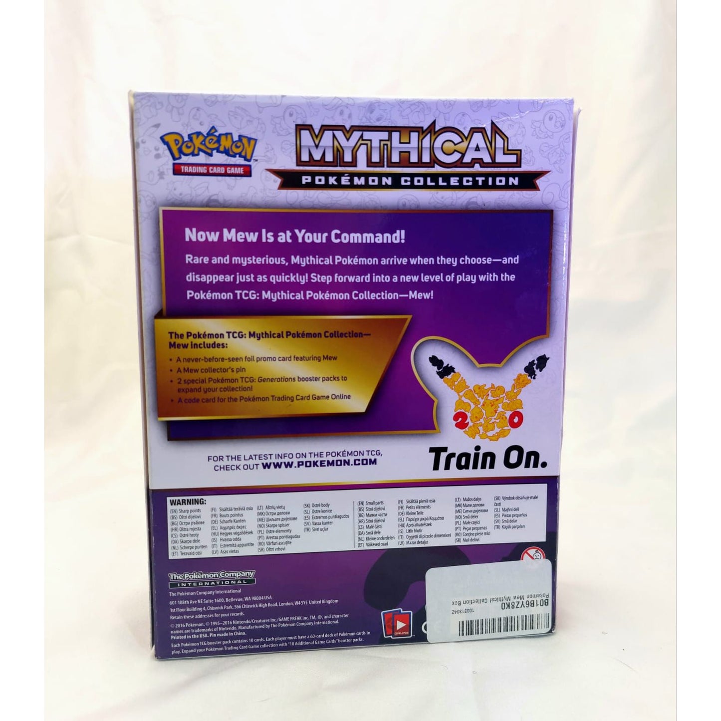 Caja de colección de Pokémon míticos de Pokémon Mew