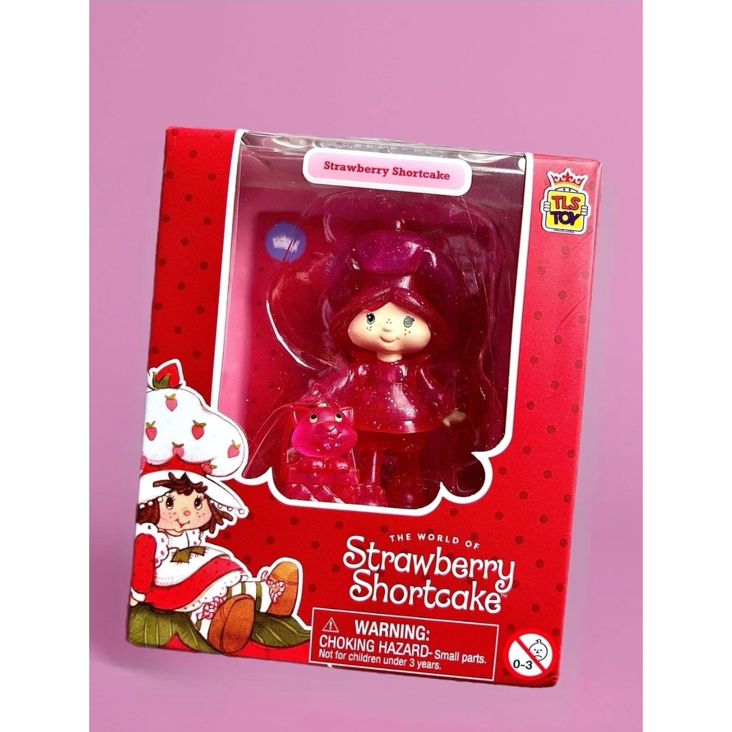 Strawberry Shortcake W Custard (Glitter Chase) Strawberry Shortcake Mini Figure