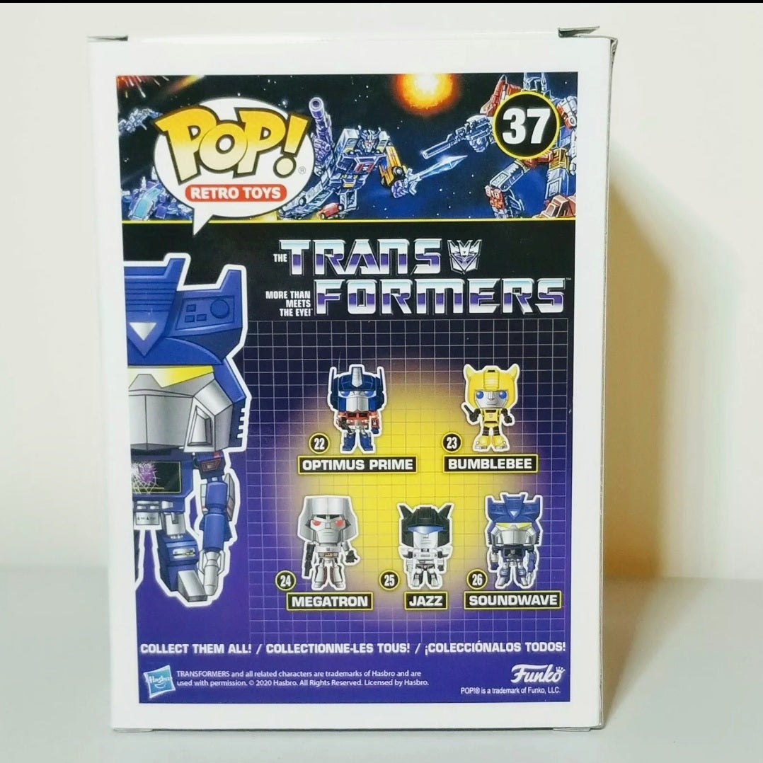 Pop Retro Toys - Transformers Soundwave # 37 Gamestop Exclusive Funko Pop