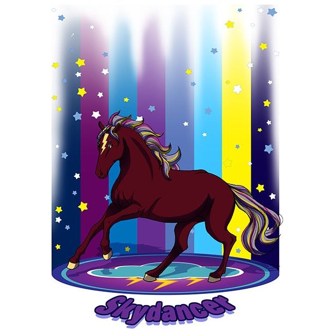 Starlite Arco Iris Brite Fan Art 11x14
