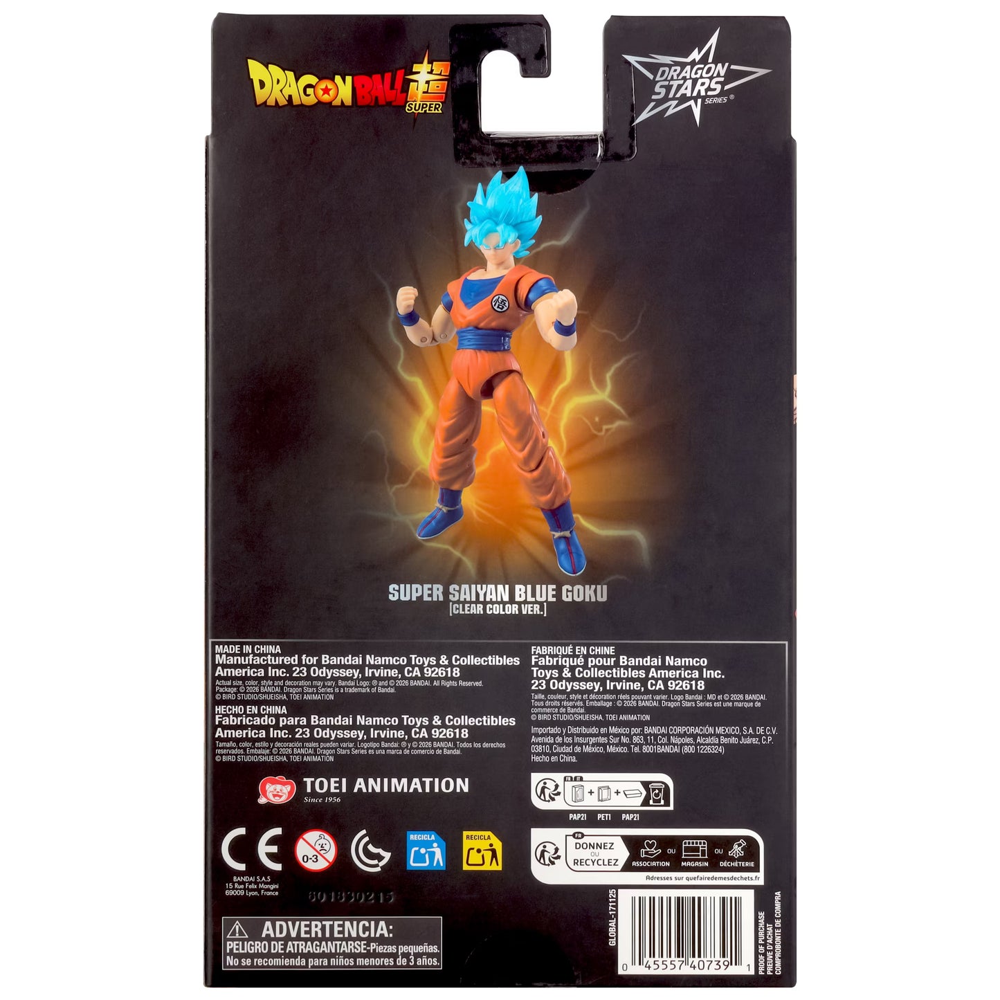 Dragon Stars Dragon Ball Super - Super Saiyan Blue Goku Clear Ver. Action Figure