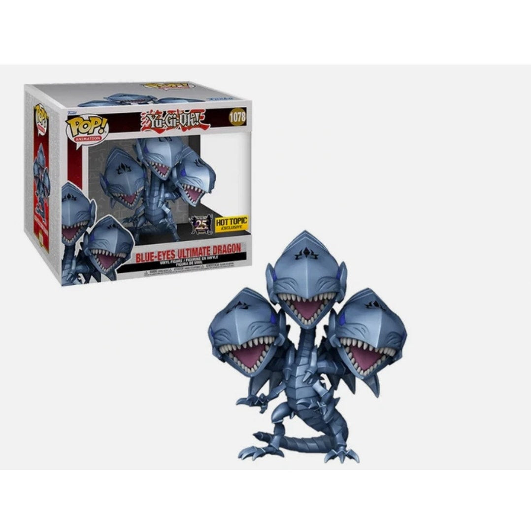 Funko Pop! Yu-Gi-Oh Blue Eyes Ultimate Dragon # 1078 Hot Topic Exclusive