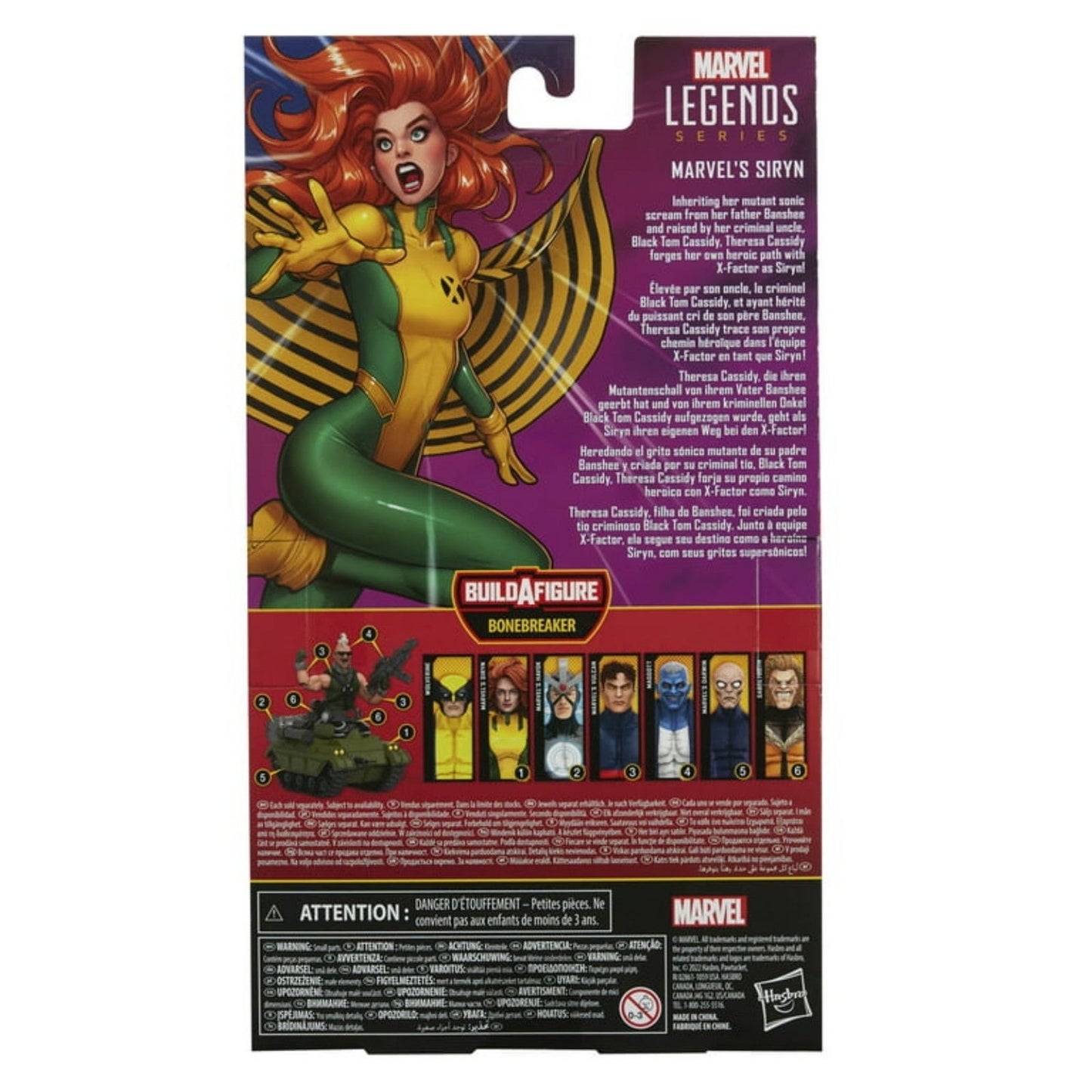 Marvel Legends Series X-Men: Siryn 6" Action Figure