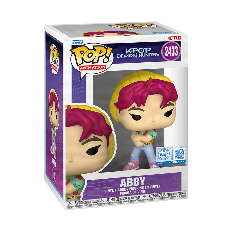Funko Pop! Animation: K-Pop Demon Hunters - Abby (Soda Pop) Exclusive #2433 With Protector