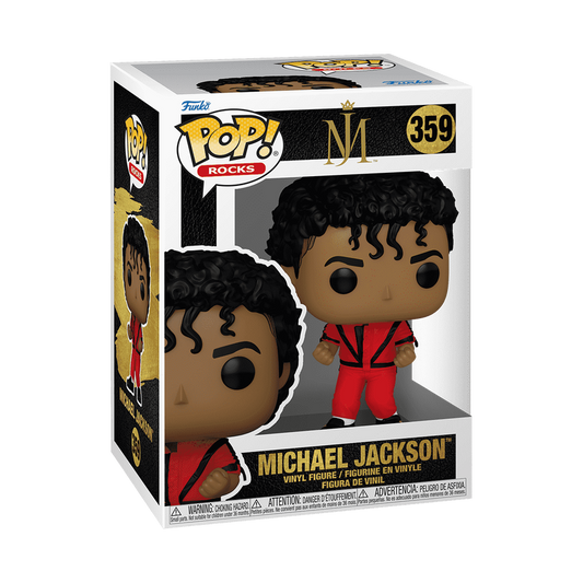 Funko Pop! Rocks - Michael Jackson (Thriller) #359 With Protector