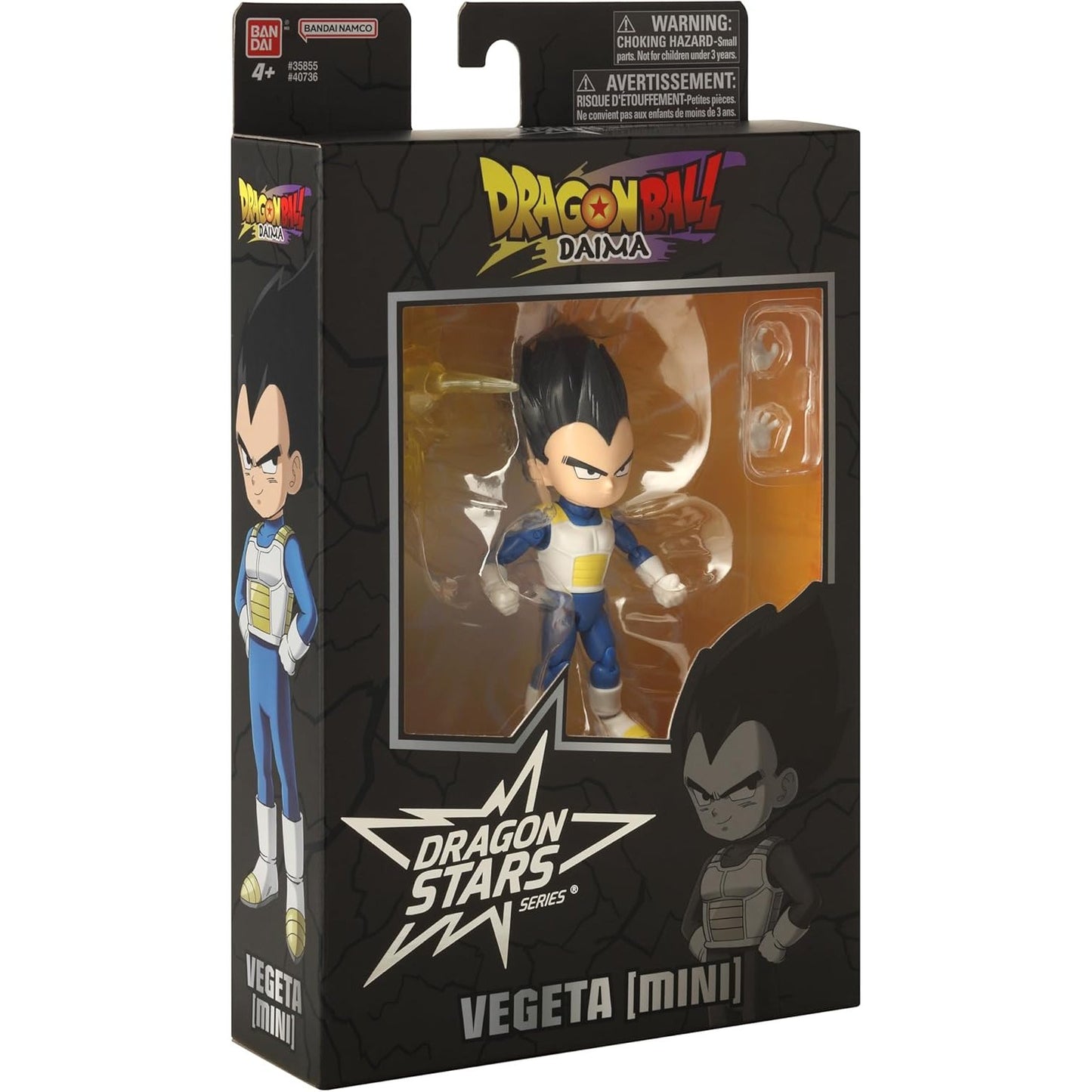 Bandai - Dragon Ball DAIMA Dragon Stars - Vegeta (Mini) Action Figure
